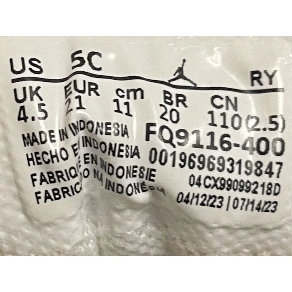 Toddler's Jordan 1 Mid SE Blue Tint/Ice Blue (FQ9116 400) Size 5